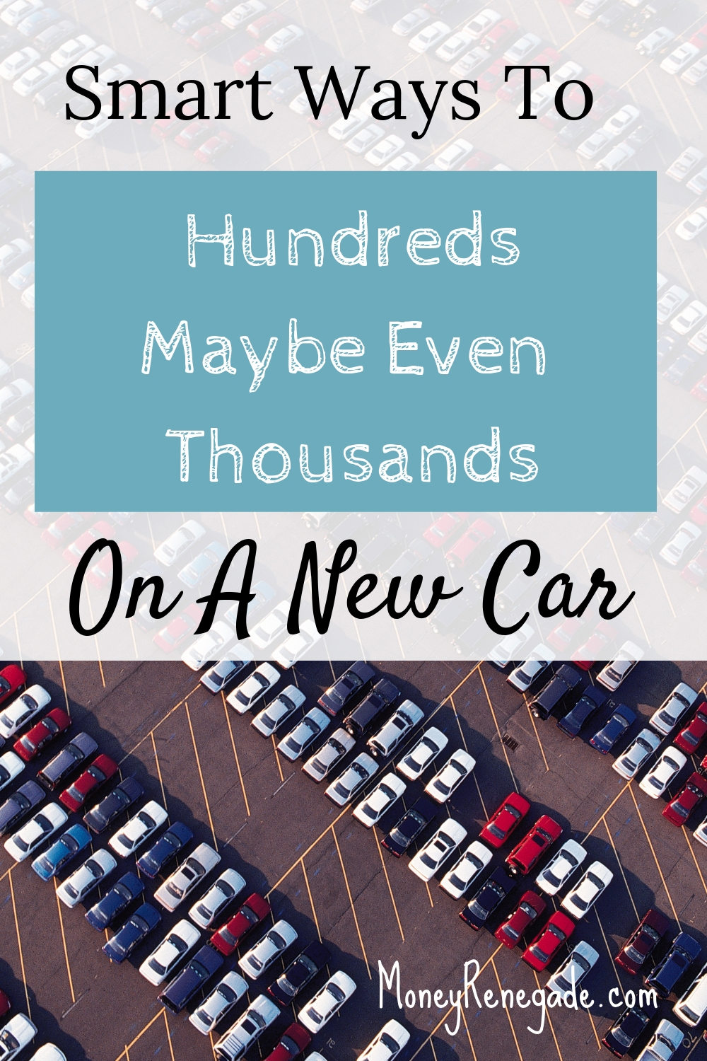 Save Hundreds maybe even thousands on a new car