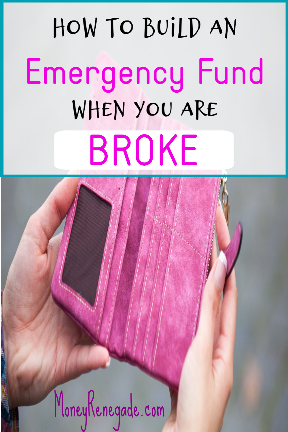 How to build an emergency fund when you are broke