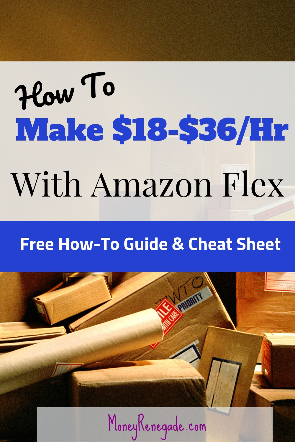 How to Make $18-$36/hour Amazon Flex Guide & Cheat Sheet