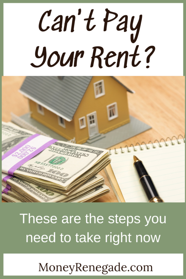 What to do if you can't pay your rent - Money Renegade